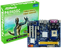 SCHEDA MADRE ASROCK P4I945GC SK-478 FSB400-800 MHz AUDIO+LAN+VGA USB2.0 SATA II DDR 667-800 