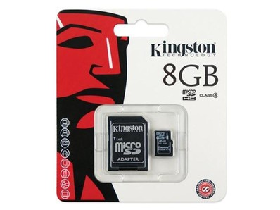 MEMORIA KINGSTON MICRO SD TRANSFLASH HC 8GB SDC4/8GB 